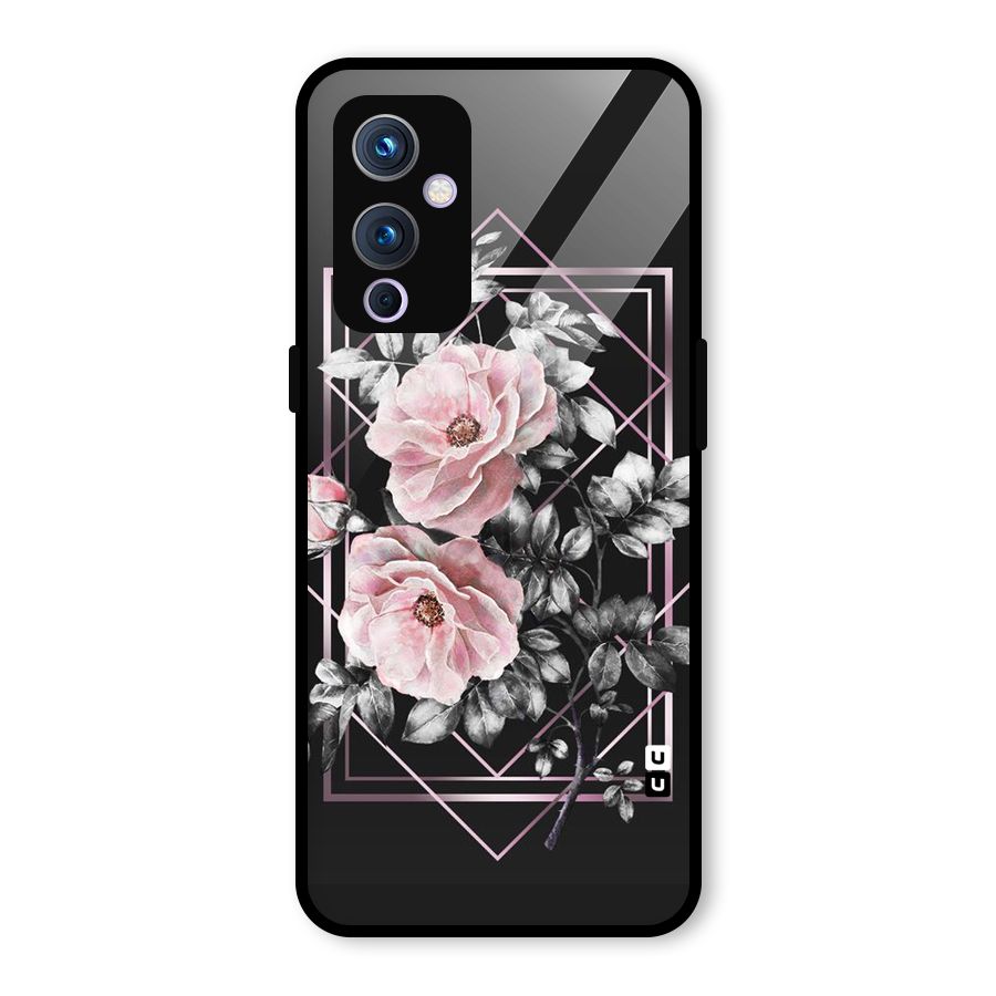 Beguilling Pink Floral Glass Back Case for OnePlus 9
