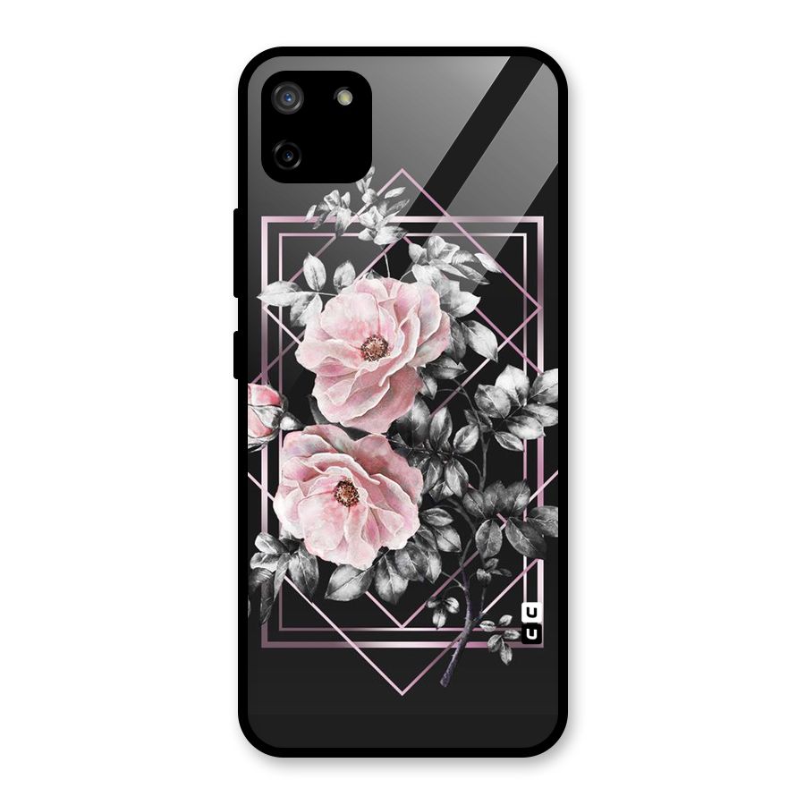 Beguilling Pink Floral Glass Back Case for Realme C11