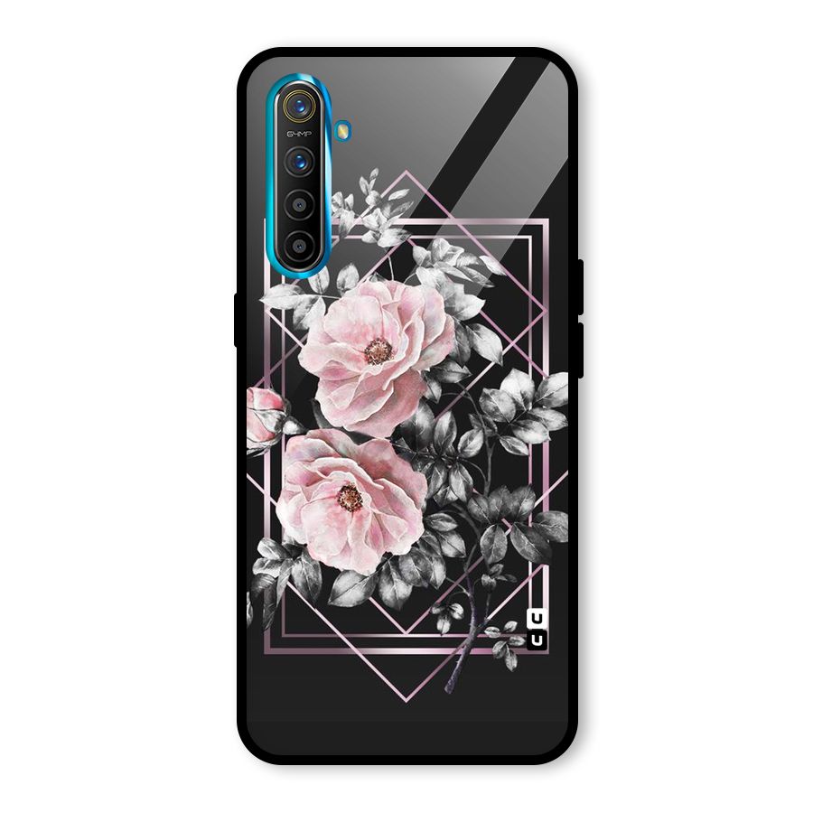 Beguilling Pink Floral Glass Back Case for Realme XT