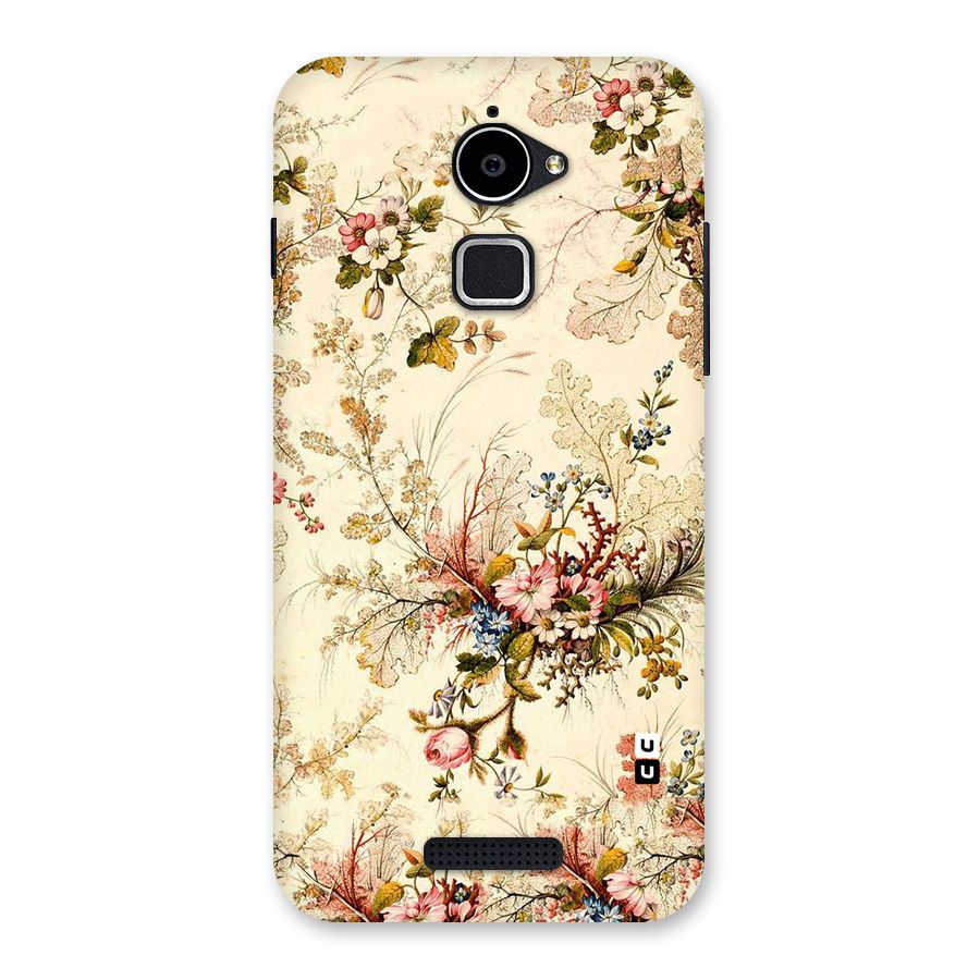 Beige Floral Back Case for Coolpad Note 3 Lite