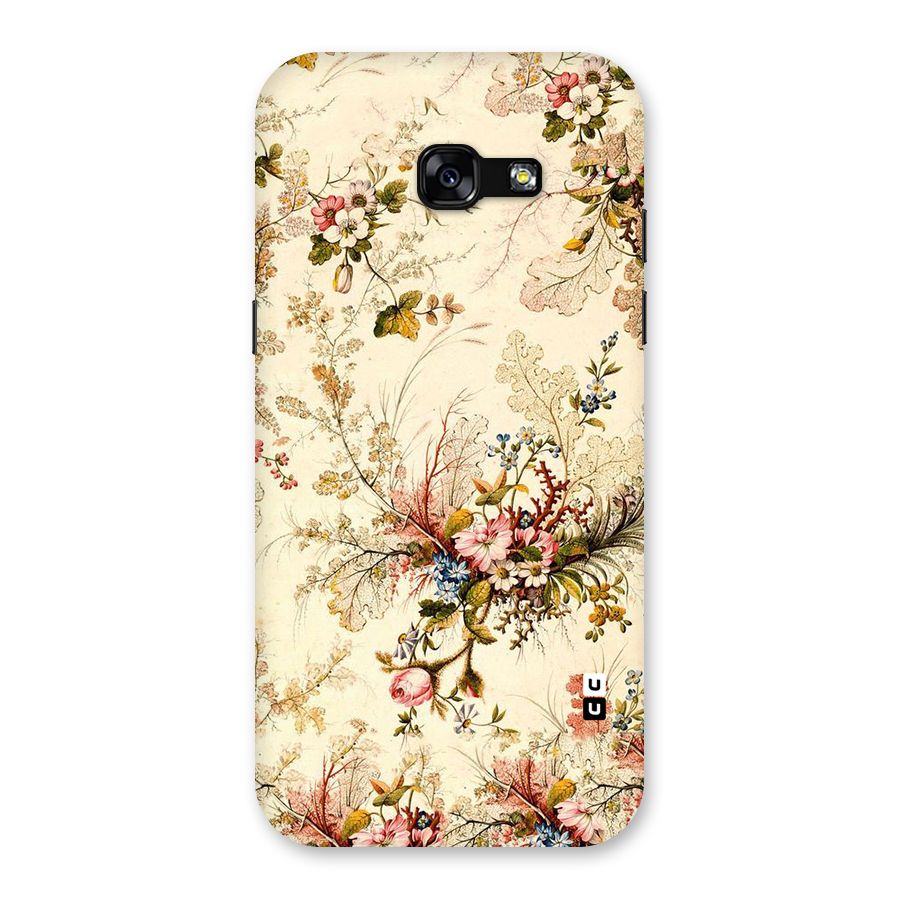 Beige Floral Back Case for Galaxy A5 2017