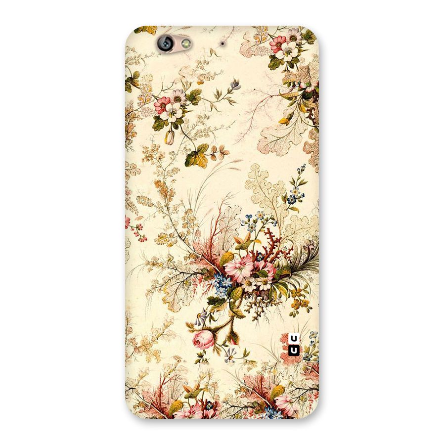 Beige Floral Back Case for Gionee S6