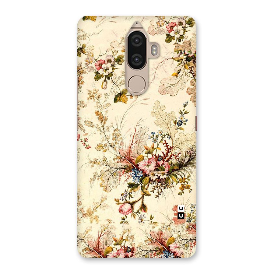 Beige Floral Back Case for Lenovo K8 Note