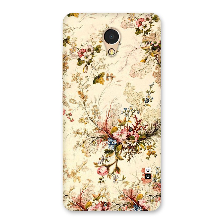 Beige Floral Back Case for Lenovo P2