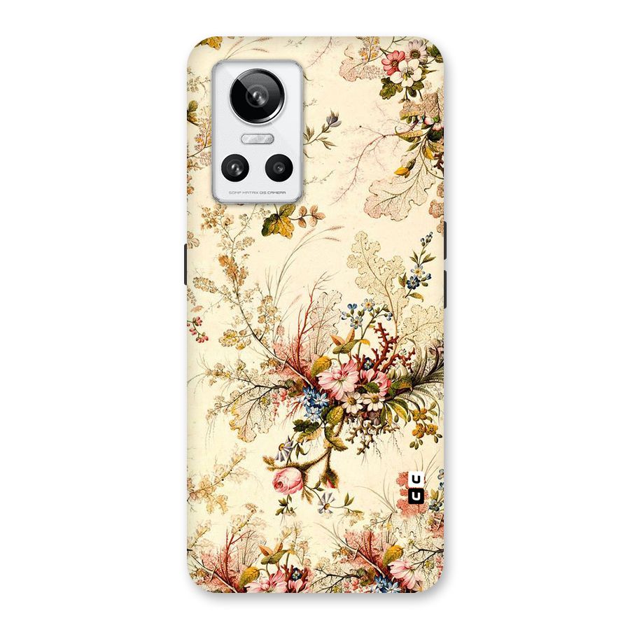 Beige Floral Back Case for Realme GT Neo 3
