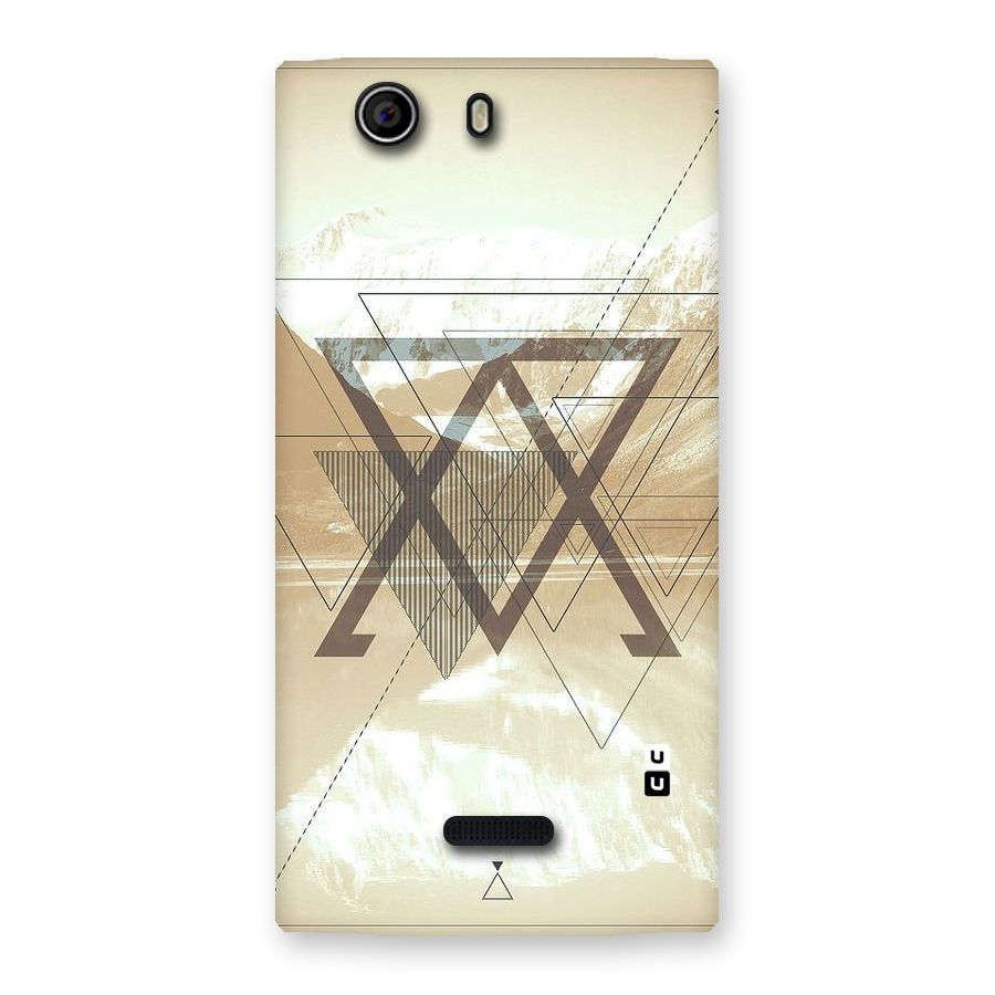 Beige View Back Case for Canvas Nitro 2 E311