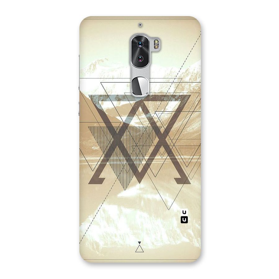 Beige View Back Case for Coolpad Cool 1
