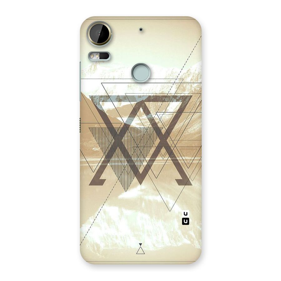 Beige View Back Case for Desire 10 Pro