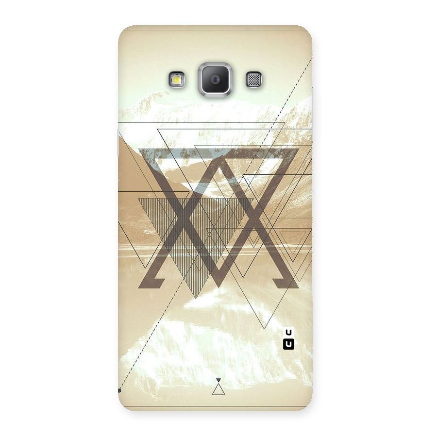 Beige View Back Case for Galaxy A7