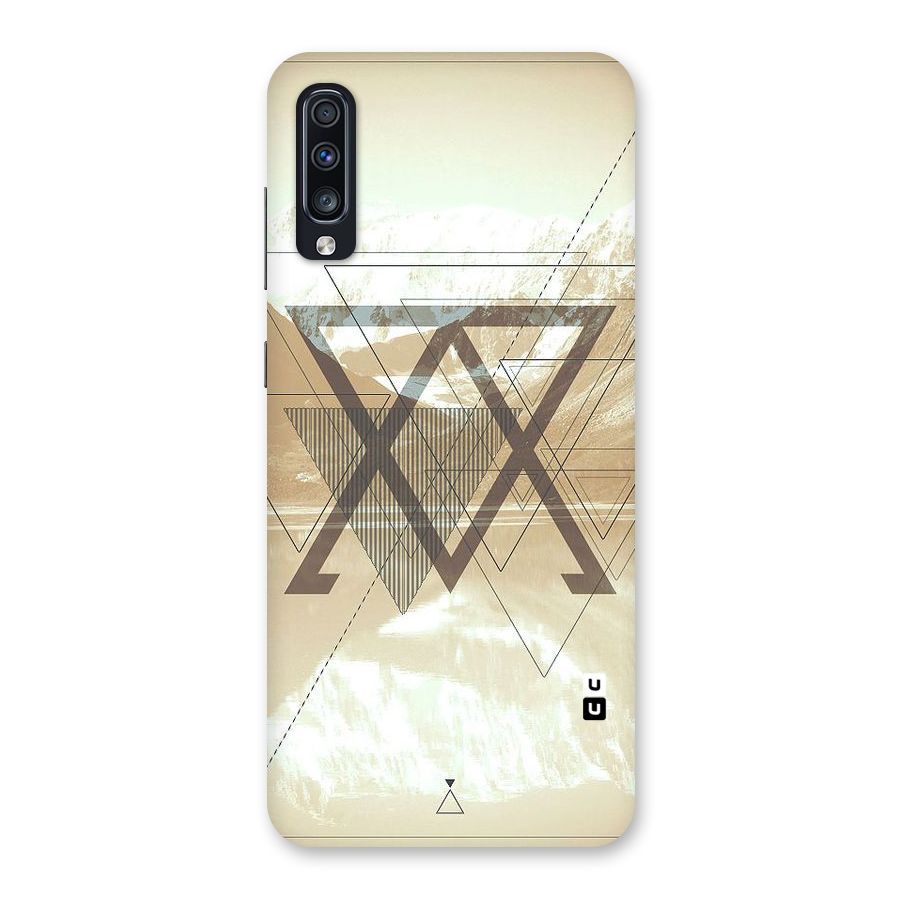 Beige View Back Case for Galaxy A70