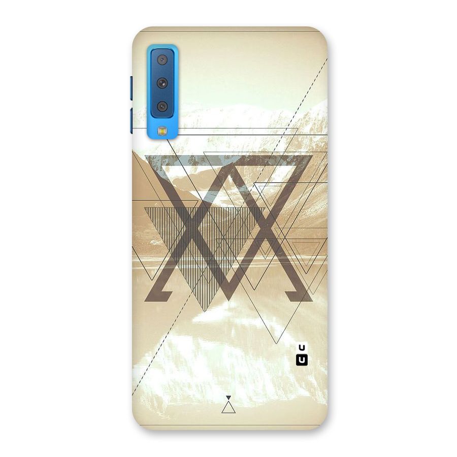 Beige View Back Case for Galaxy A7 (2018)