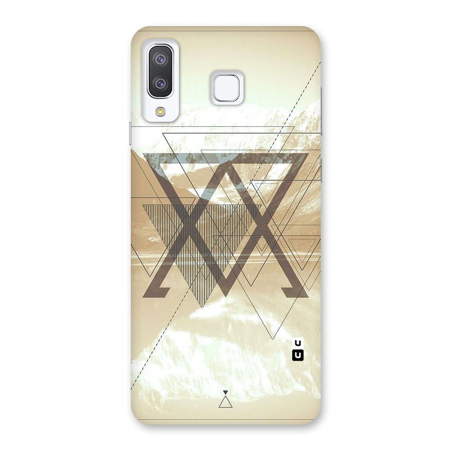 Beige View Back Case for Galaxy A8 Star