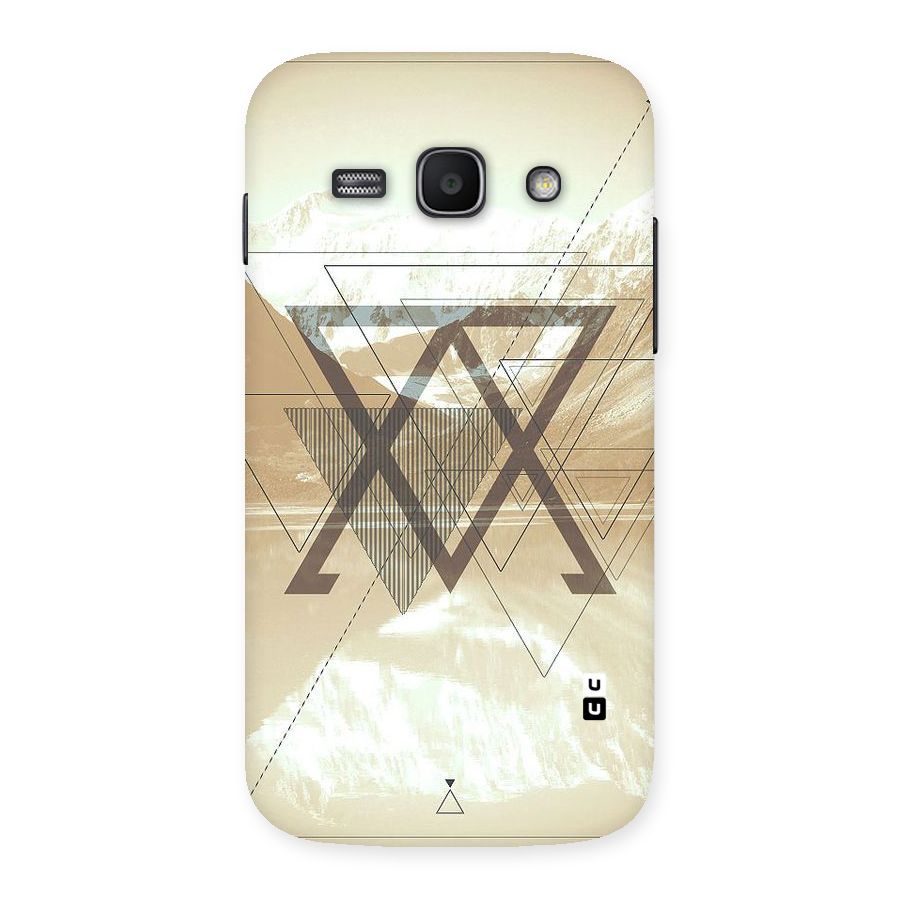 Beige View Back Case for Galaxy Ace 3
