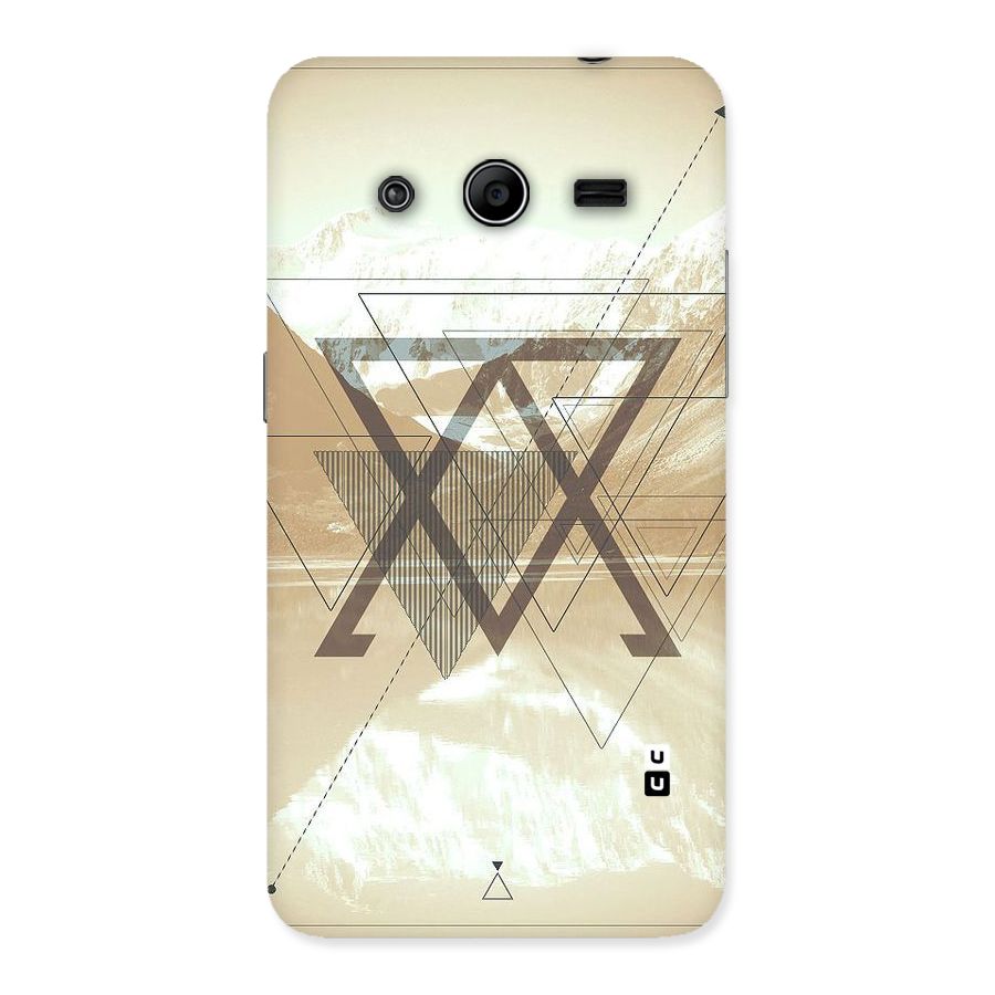 Beige View Back Case for Galaxy Core 2