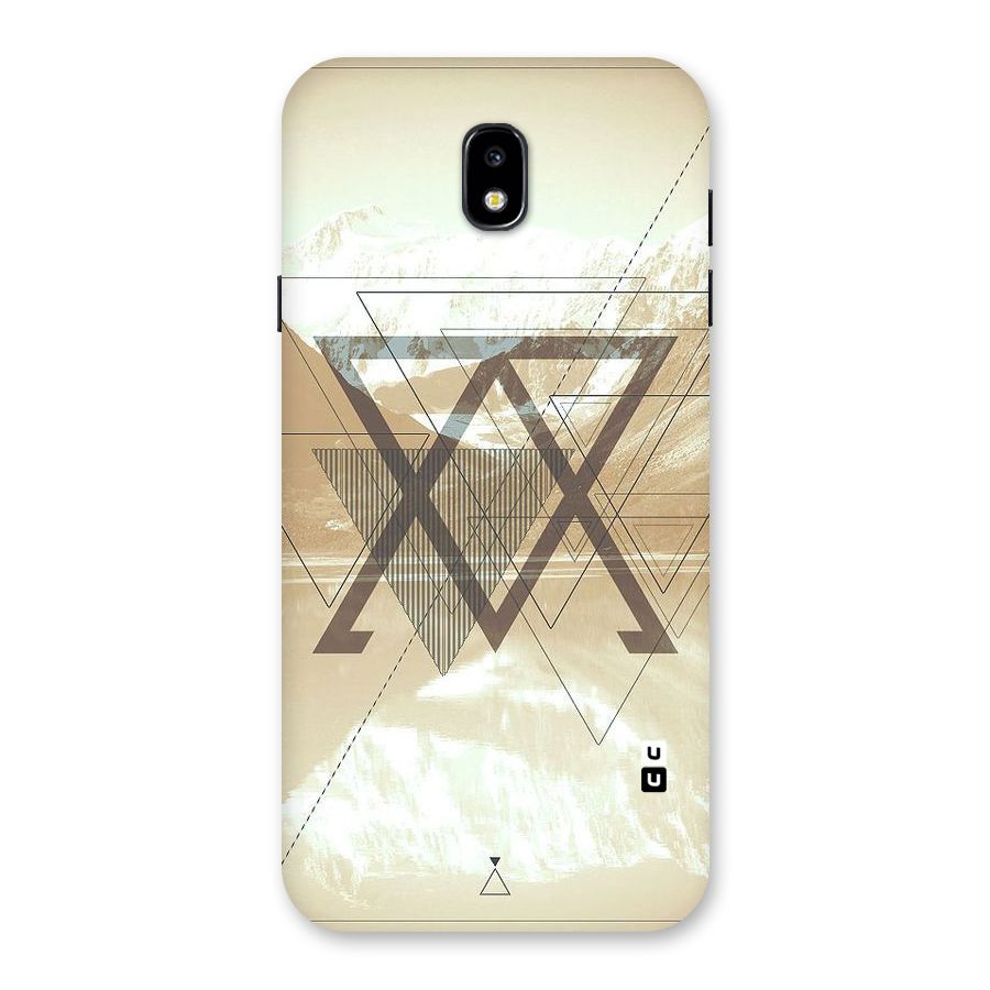 Beige View Back Case for Galaxy J7 Pro
