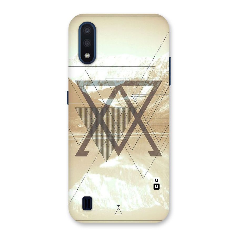 Beige View Back Case for Galaxy M01