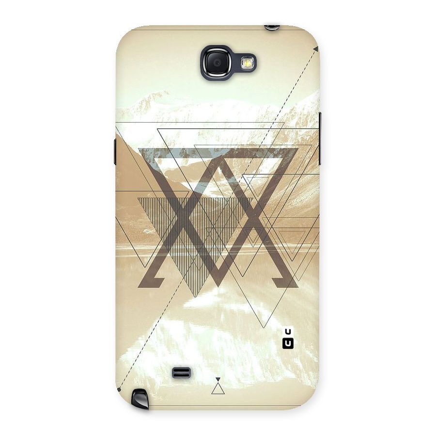 Beige View Back Case for Galaxy Note 2