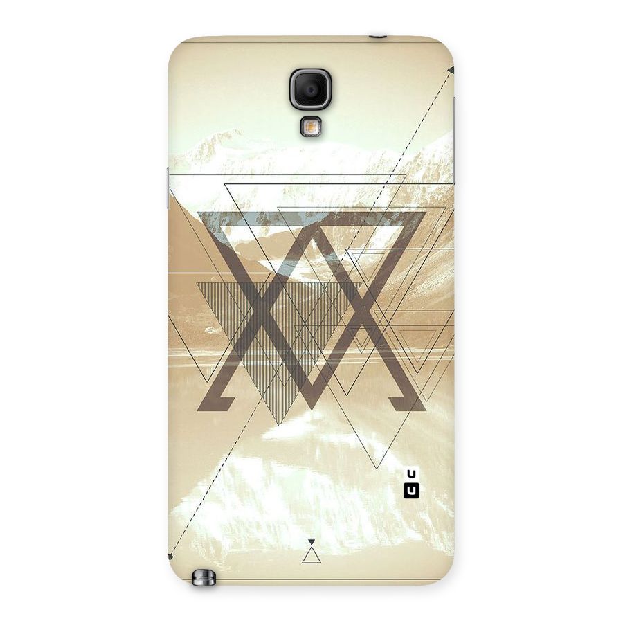 Beige View Back Case for Galaxy Note 3 Neo