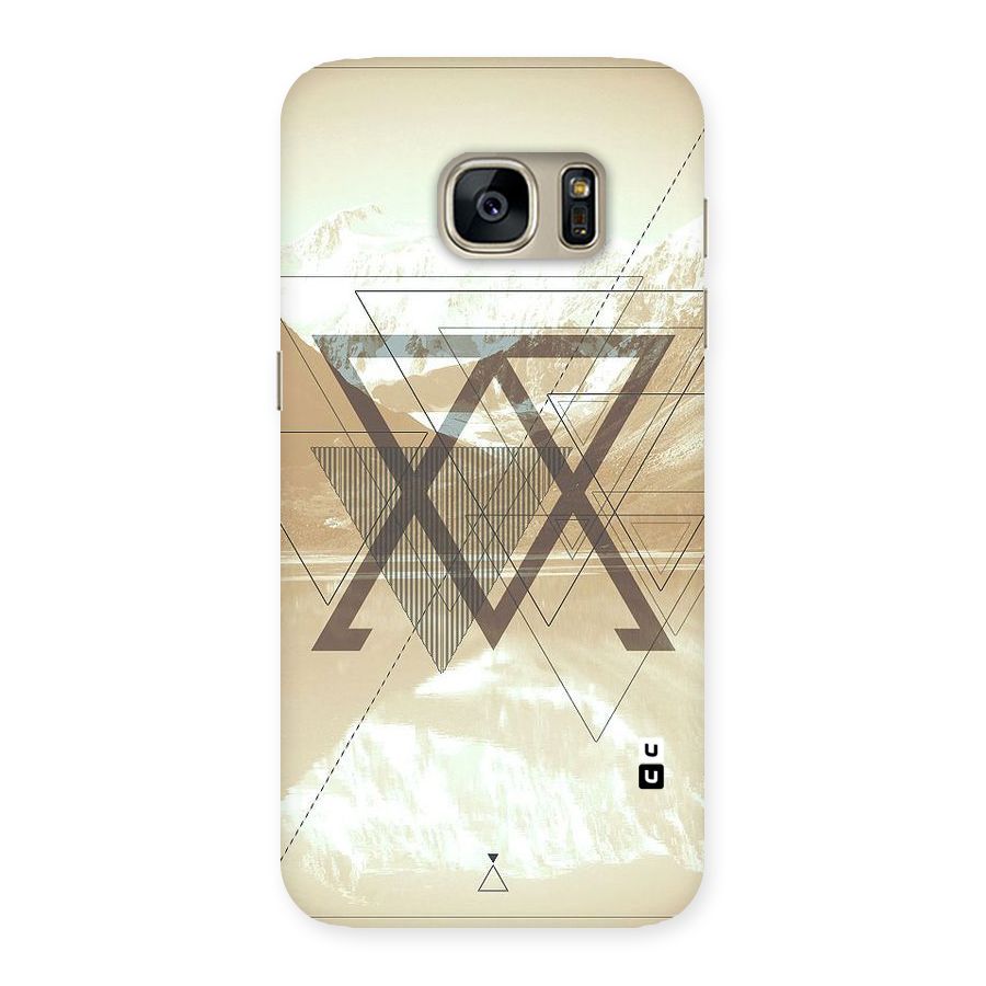 Beige View Back Case for Galaxy S7