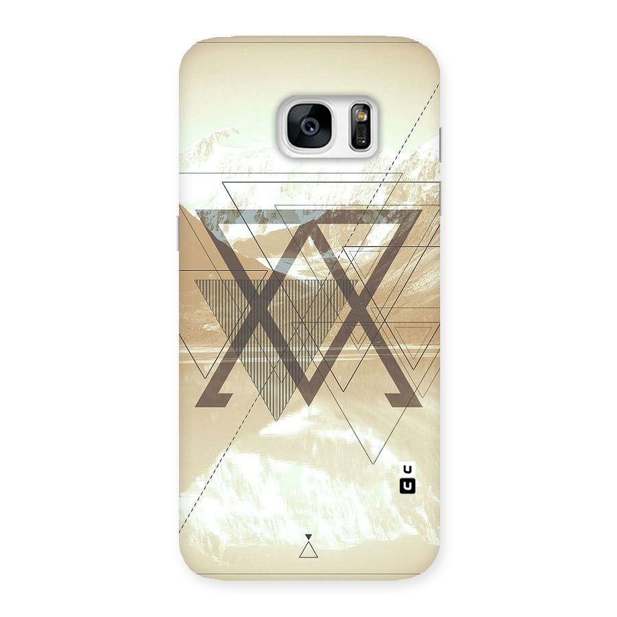 Beige View Back Case for Galaxy S7 Edge