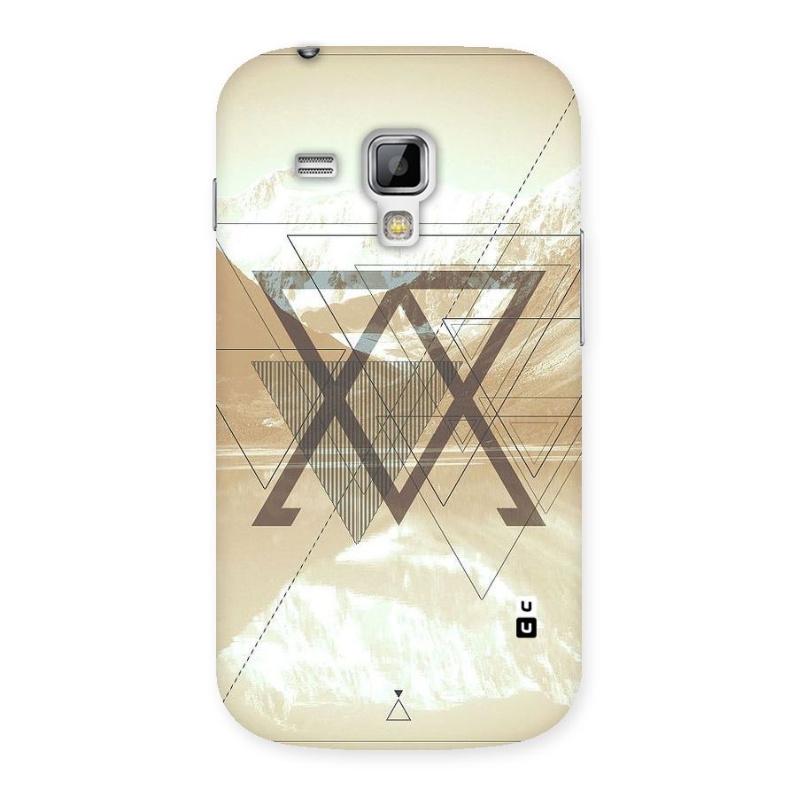 Beige View Back Case for Galaxy S Duos