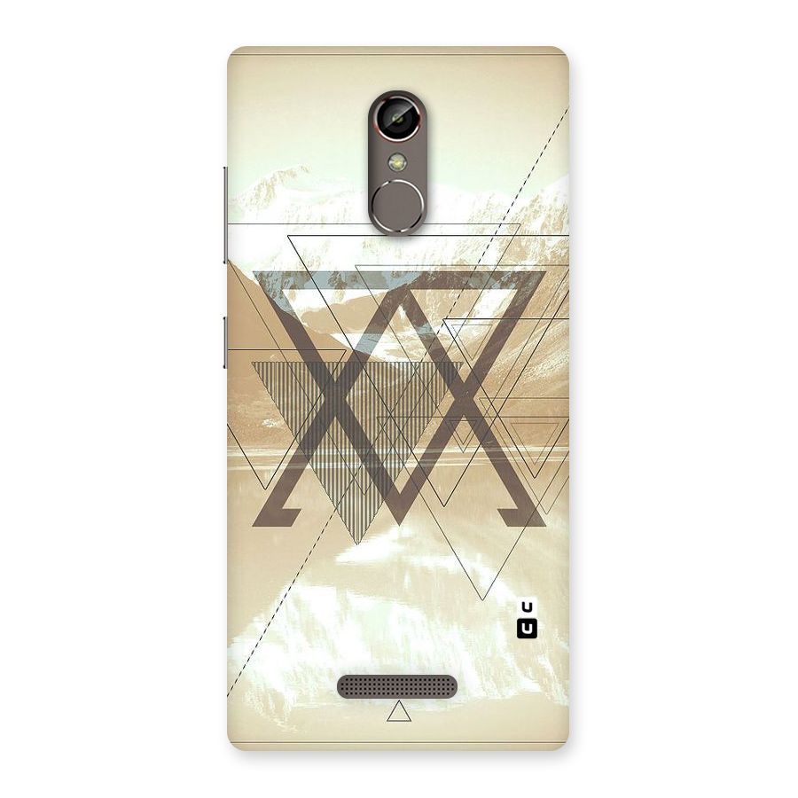 Beige View Back Case for Gionee S6s