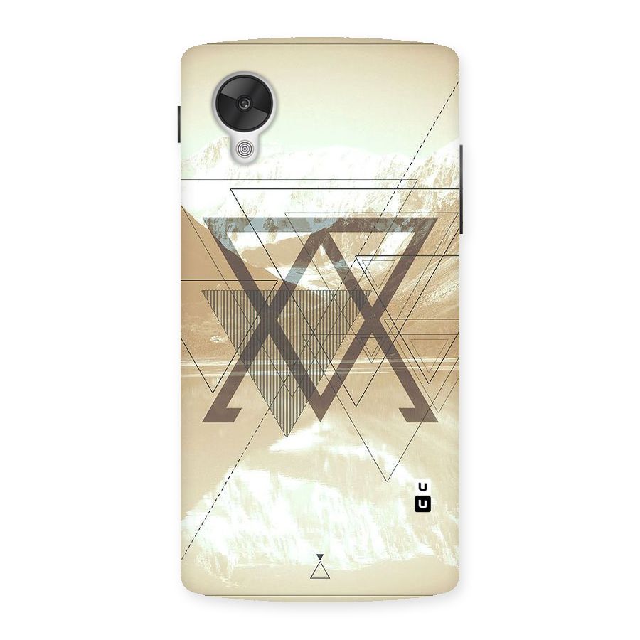 Beige View Back Case for Google Nexsus 5