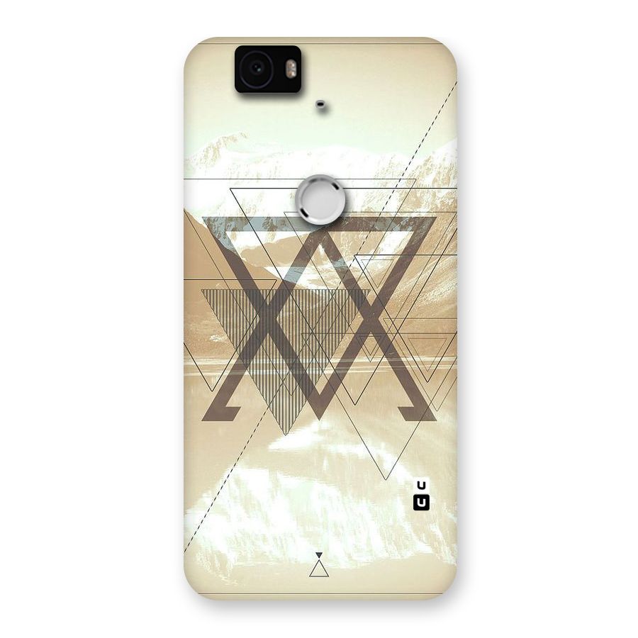 Beige View Back Case for Google Nexus-6P