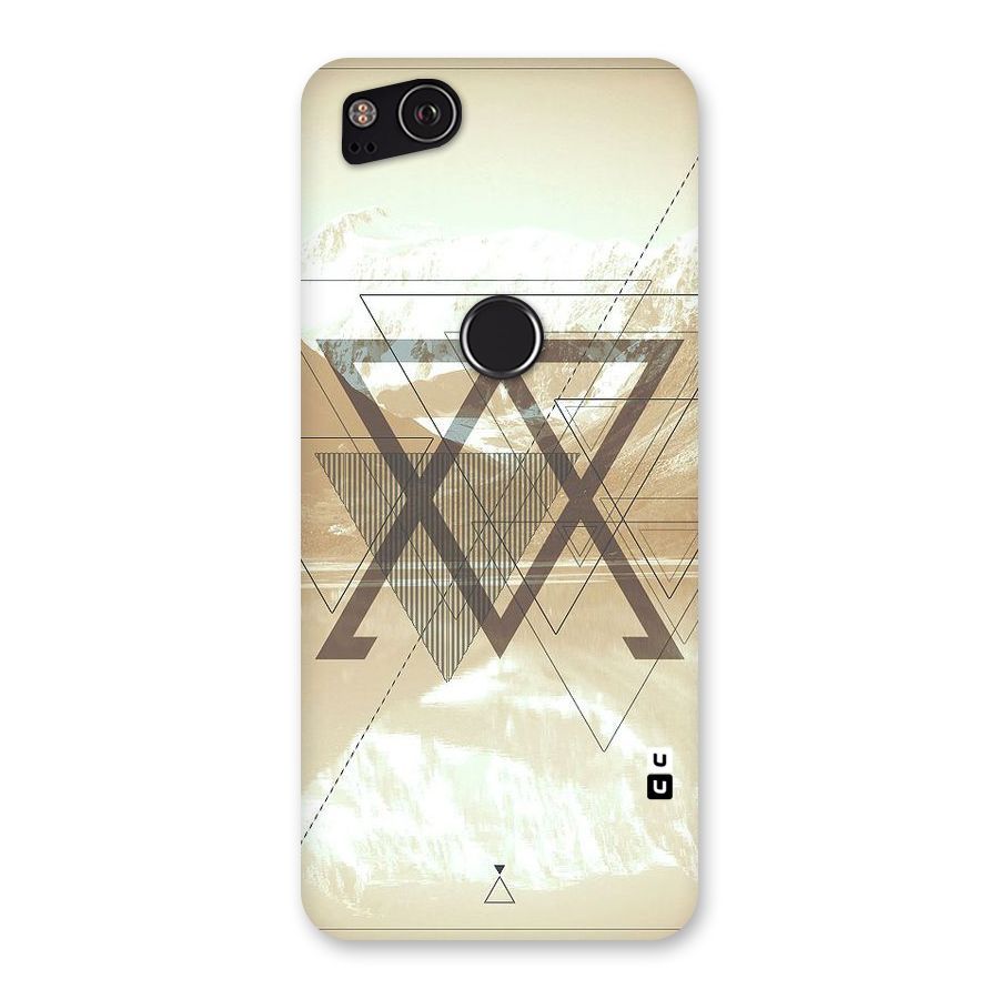 Beige View Back Case for Google Pixel 2