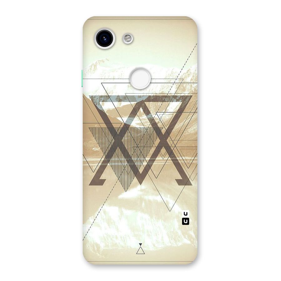 Beige View Back Case for Google Pixel 3