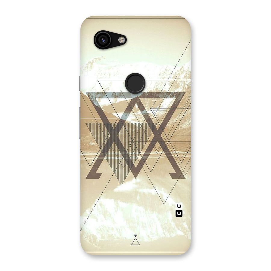 Beige View Back Case for Google Pixel 3a