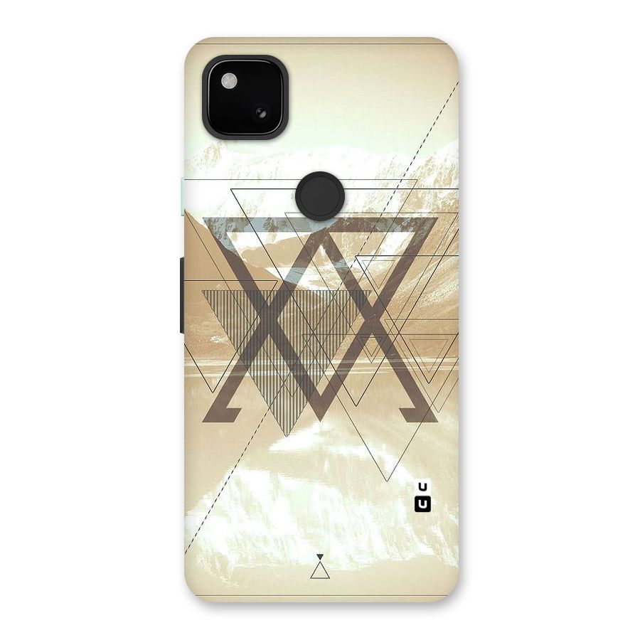 Beige View Back Case for Google Pixel 4a