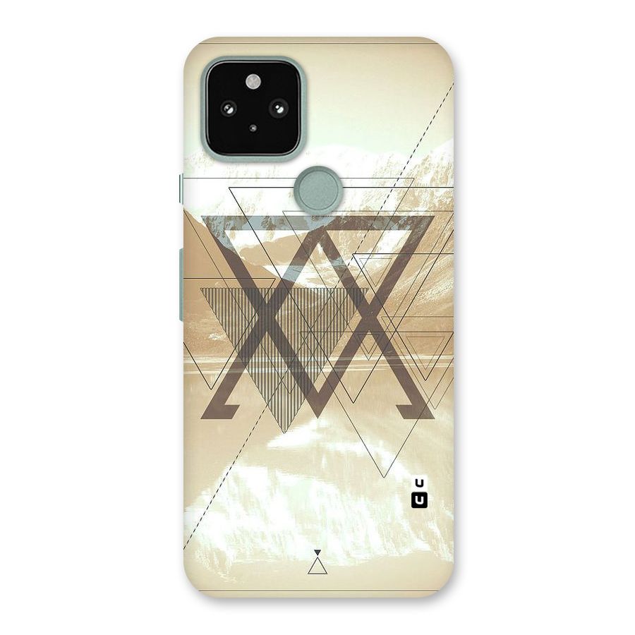 Beige View Back Case for Google Pixel 5