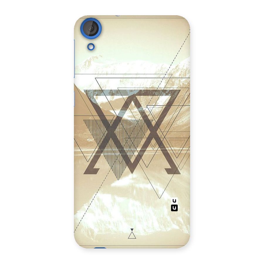 Beige View Back Case for HTC Desire 820