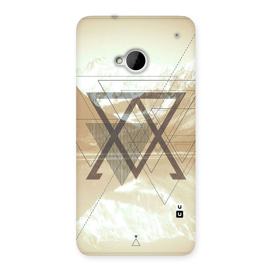 Beige View Back Case for HTC One M7