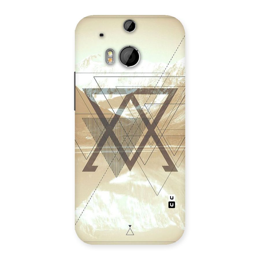 Beige View Back Case for HTC One M8