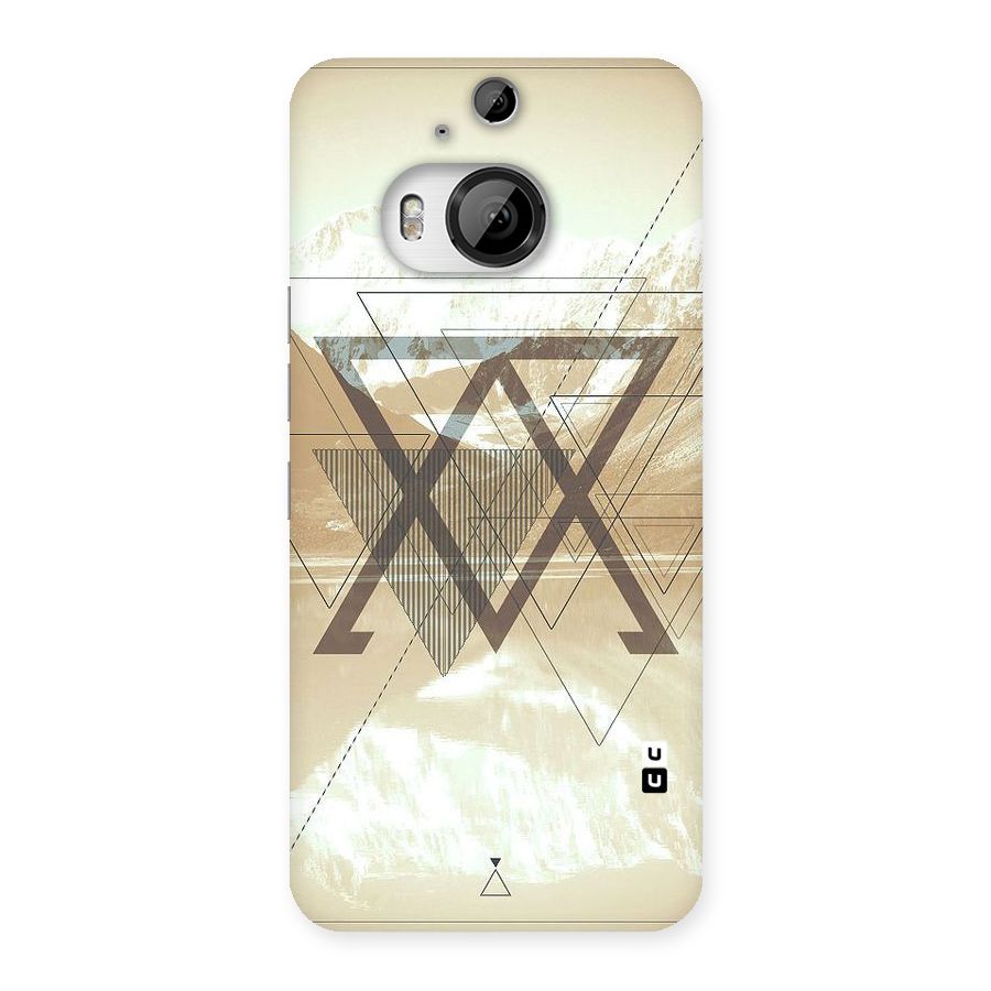 Beige View Back Case for HTC One M9 Plus