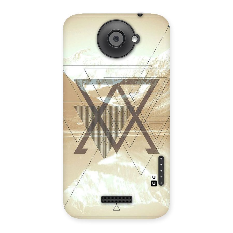 Beige View Back Case for HTC One X