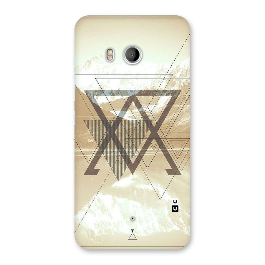 Beige View Back Case for HTC U11