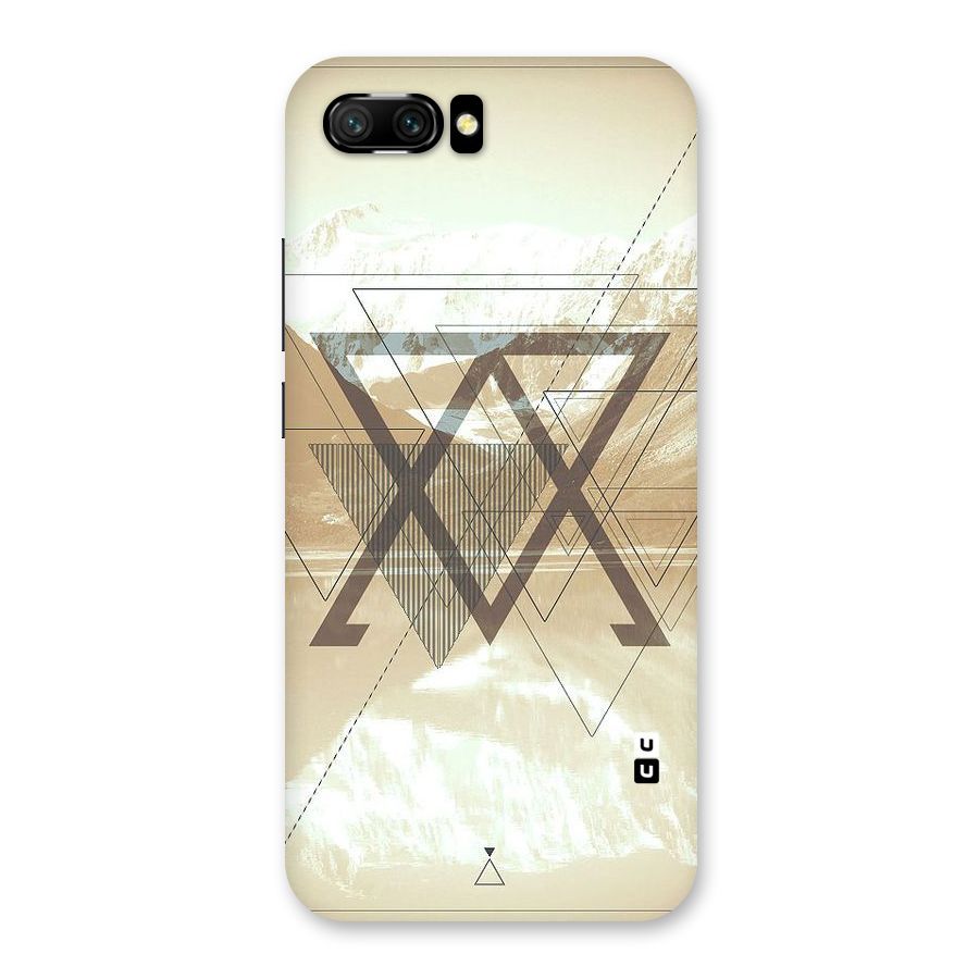 Beige View Back Case for Honor 10