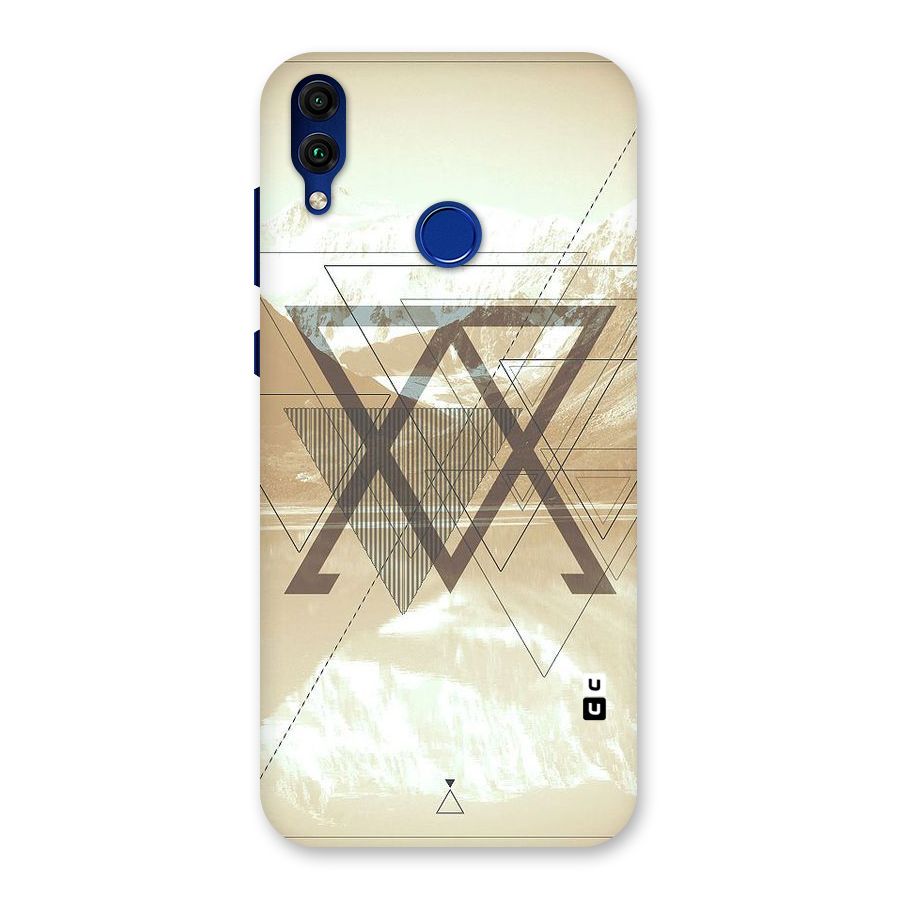 Beige View Back Case for Honor 8C