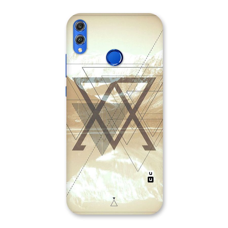 Beige View Back Case for Honor 8X