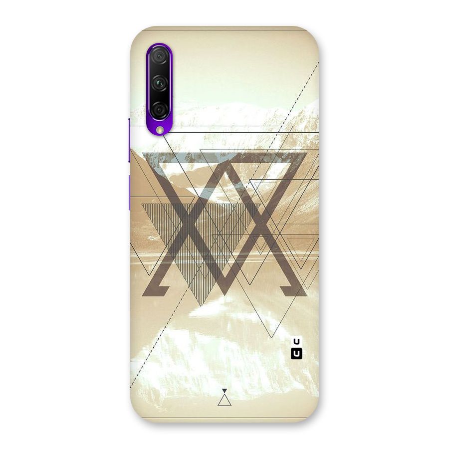 Beige View Back Case for Honor 9X Pro