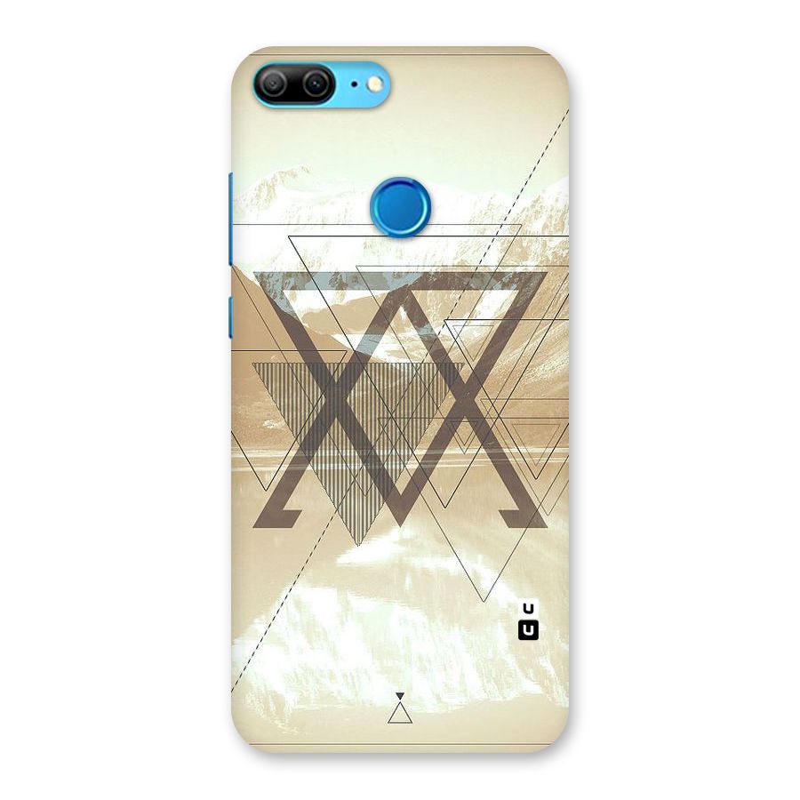 Beige View Back Case for Honor 9 Lite