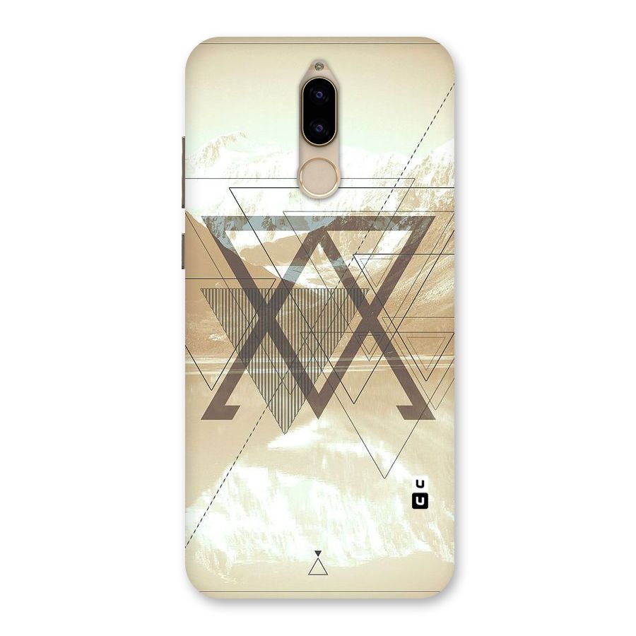 Beige View Back Case for Honor 9i