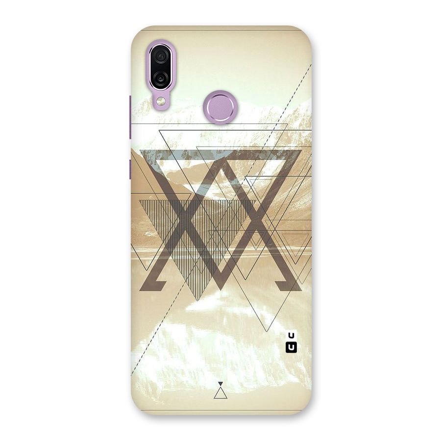 Beige View Back Case for Honor Play
