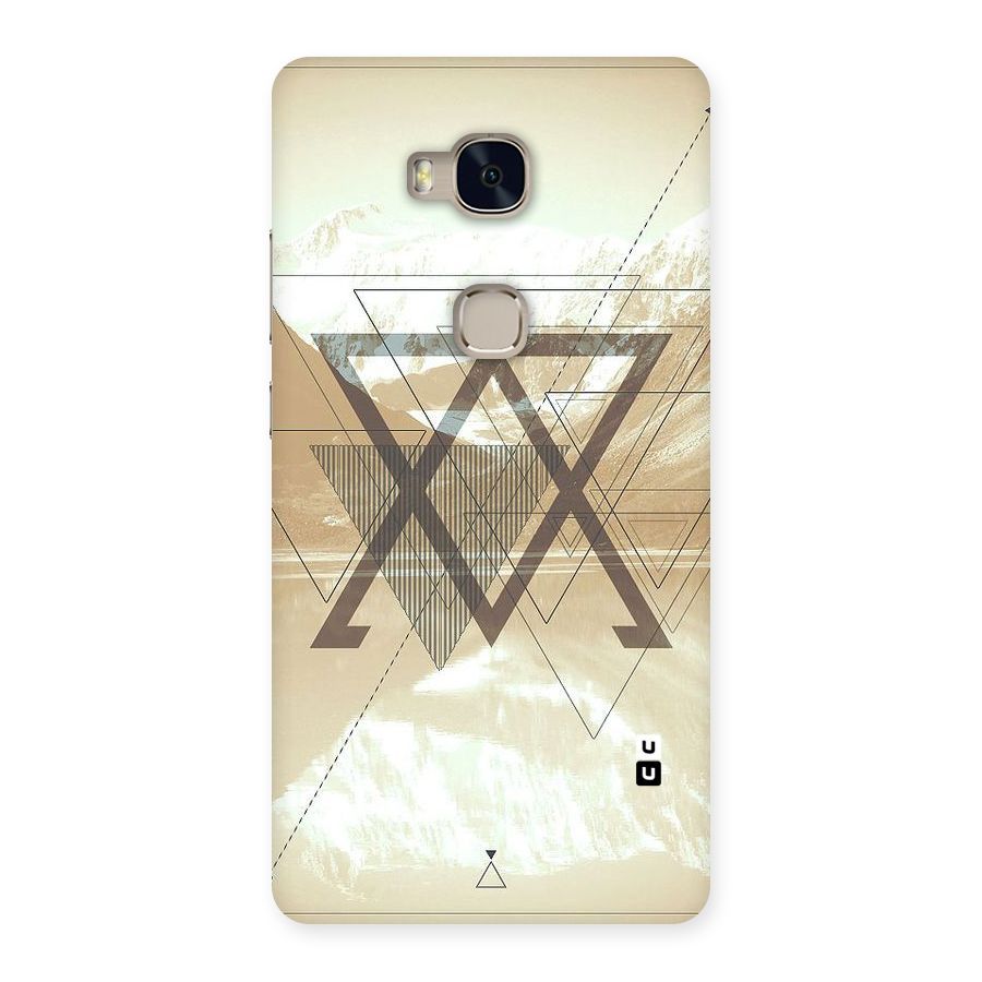 Beige View Back Case for Huawei Honor 5X