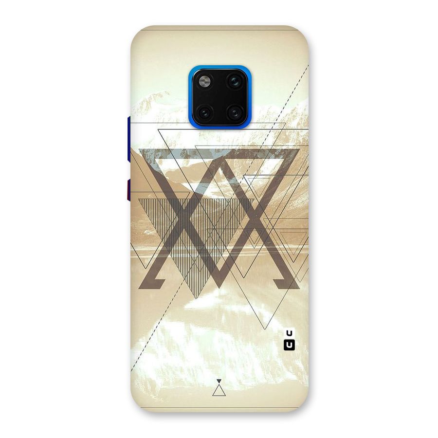 Beige View Back Case for Huawei Mate 20 Pro