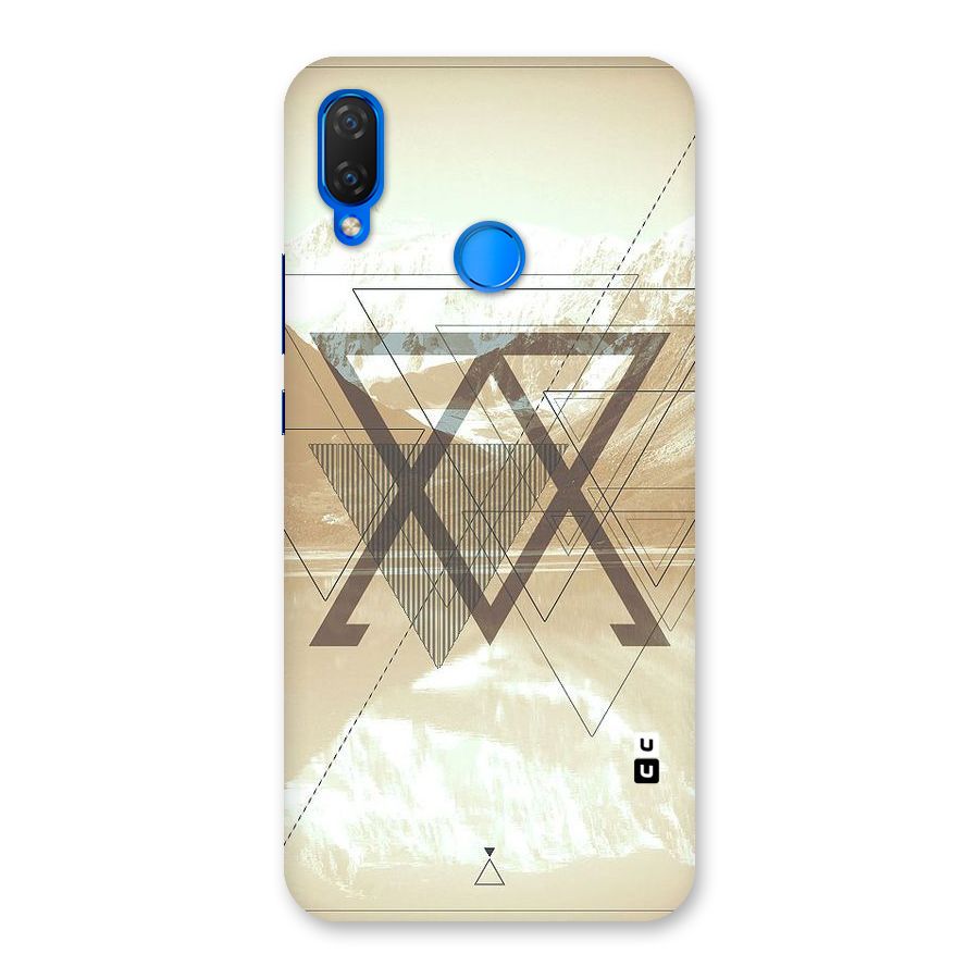 Beige View Back Case for Huawei P Smart+