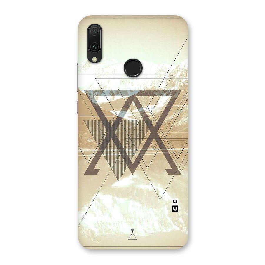 Beige View Back Case for Huawei Y9 (2019)
